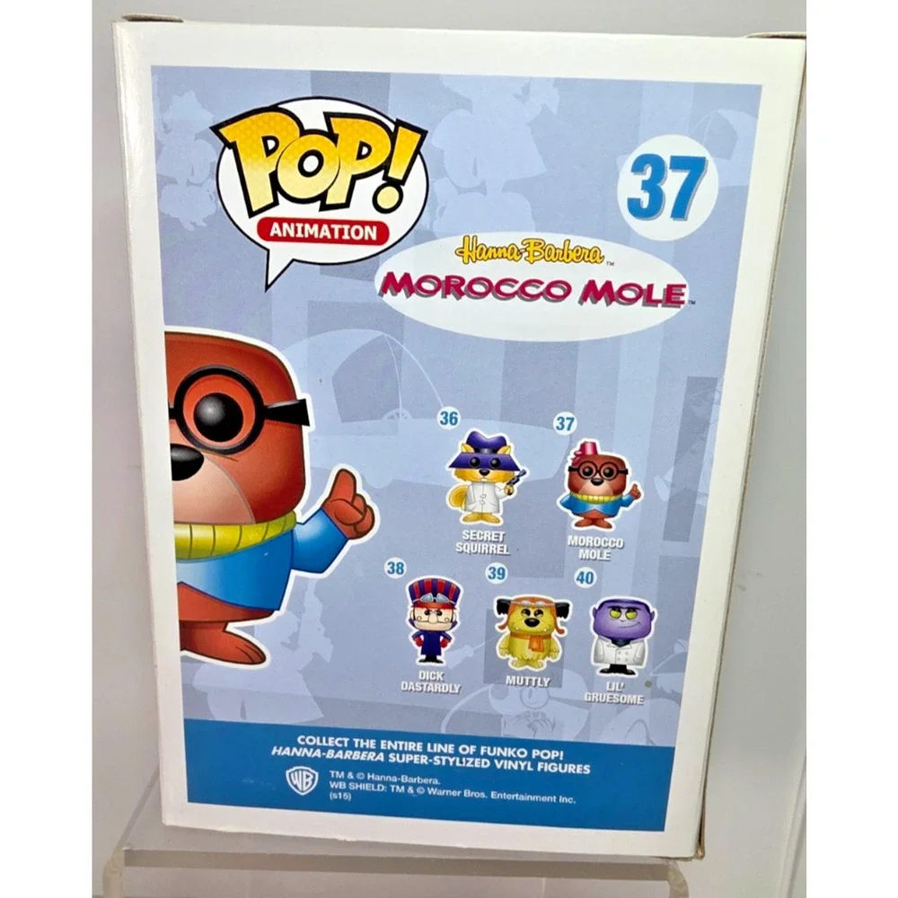 Funko Pop Animation Morocco Mole Vinyl Figure #37 Hanna-Barbera Cartoon